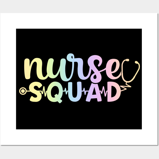 Nurse squad - funny nurse joke/pun Wall Art by PickHerStickers